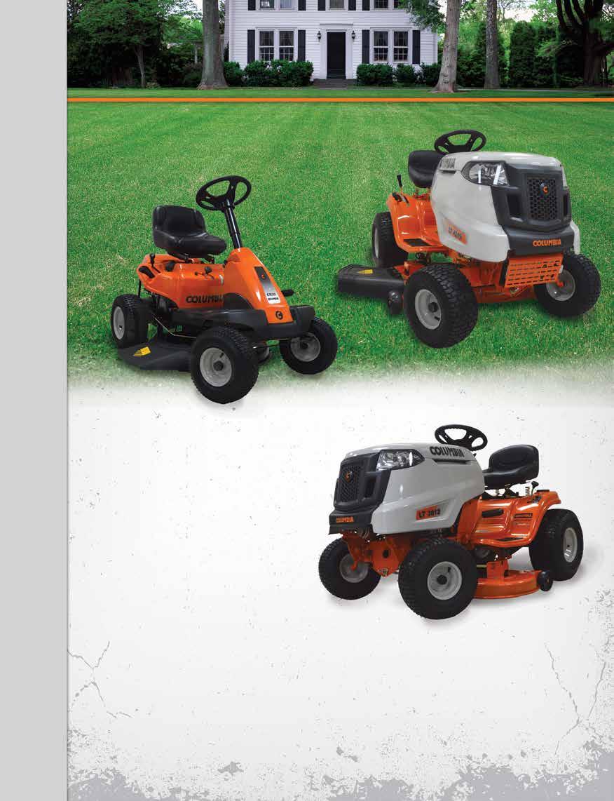 Ideal for maintaining properties up to 2.5 acres. The CR30 features a 30" cutting deck and 6-speed transmission with an 18" turning radius. CR30 Columbia Riders feature 30" /38" / 42" cutting decks.