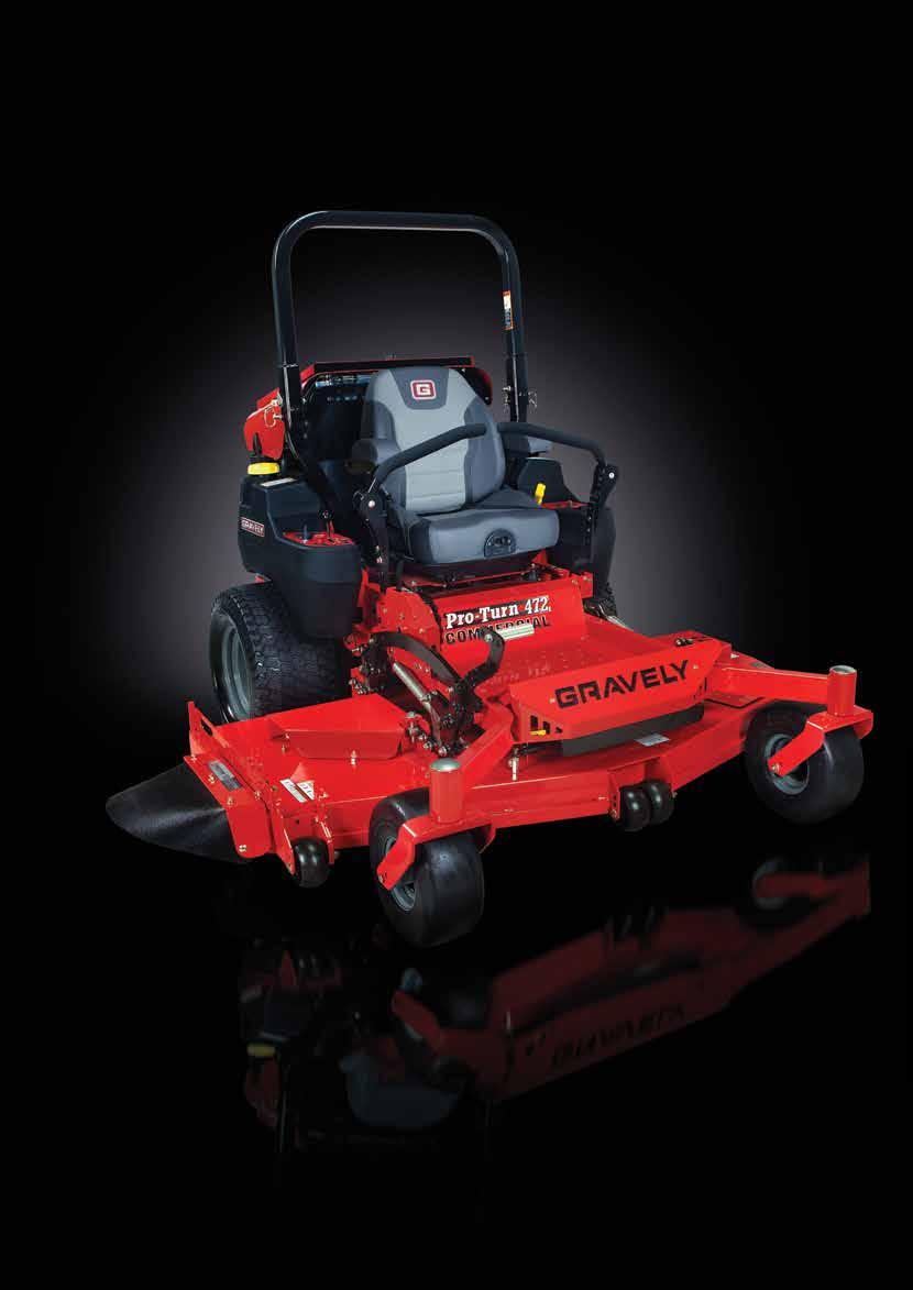 PRO-TURN 400 SERIES DIESEL / LP COMMERCIAL THE POWER OF CHOICE PRO-TURN DIESEL At Gravely, we re fueled to meet the individual needs of the lawn-care professional.