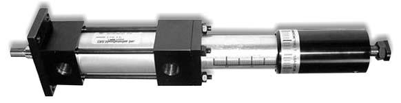 (TRA-MF - 2 x - MA Shown) MICRO-ADJUST SET-UP INSTRUCTIONS: ) Set actuator to desired stroke Sample Micro-Adjust (Photos) (TA-MF - /2 x