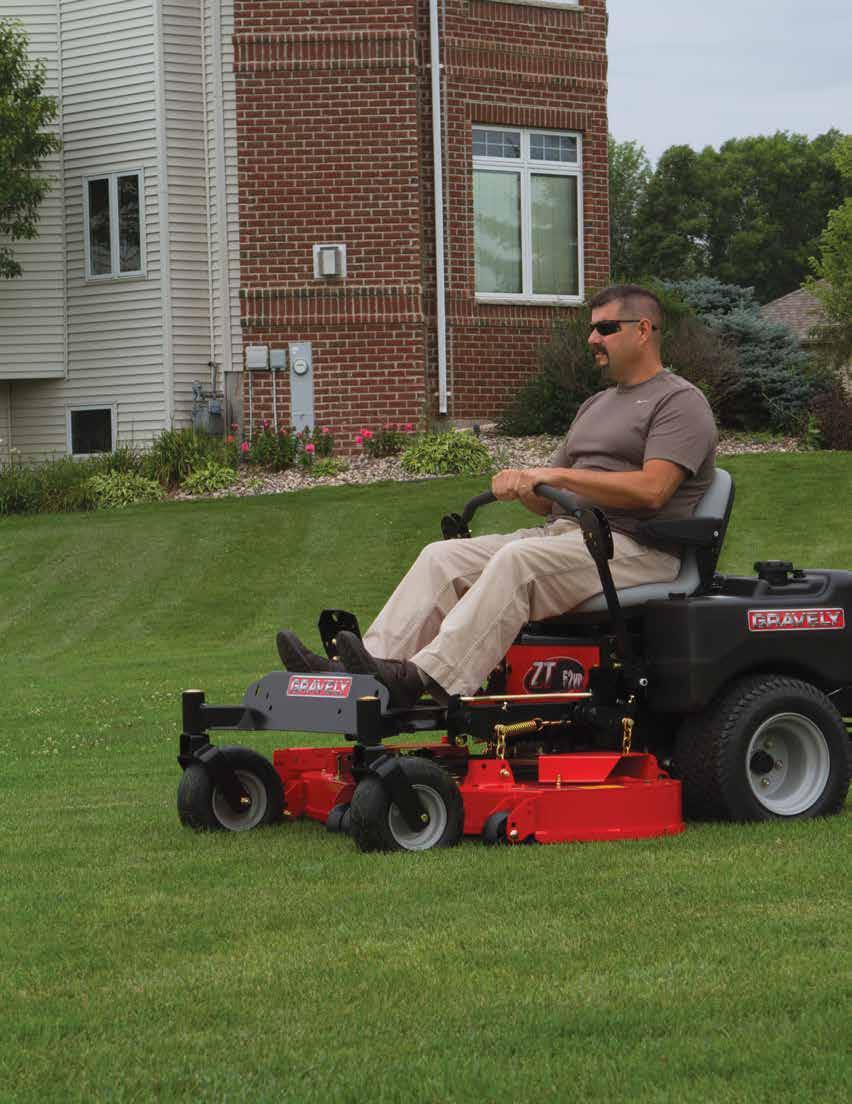 Gravely Residential Mowers Zero-Turns Homeowners that insist on nothing but the best for their landscape trust Gravely to get the job done right.