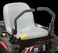 with rolled lip Low center of gravity for increased stability and traction Adjustable flip out