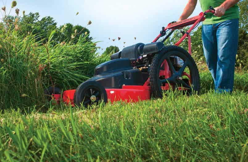2015 High-Wheel Mower Series COMMERCIAL Take control of challenging mowing conditions with a Gravely High-Wheel mower.