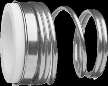 Conical Spring MTS CS3DIN Characteristics Unbalanced Mechanical Seal. Dependent on direction of rotation. D1 Conical spring mechanical seal with O-Ring in rotating and stationary parts.