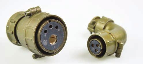 connectors are mainly used in tanks, naval vessels, and military vehicles