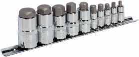 Adaptors; 3/8"Sq x 10mm Hex, 1/2"Sq x 10mm Hex. AK21974 61.45 34.95 EXC. 41.94 INC. S2 Steel stubby hex bits with a zinc phosphate finish. Sizes: 4-19mm. AK6229 34.