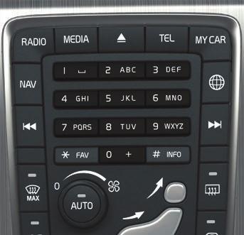 How do I connect an external audio device? Connect an external device via the AUX or USB* inputs in the centre console's storage compartment.