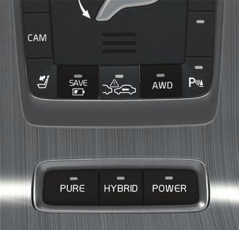 Which drive modes can I select? 01 The car is powered by two motors - one electric and one diesel. Different drive modes can be selected.