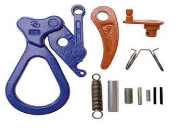 lifting clamps Repair Kits for GXL Clamps Shackle Kit components Cam / Pad Kit components Capacity 2 Ton