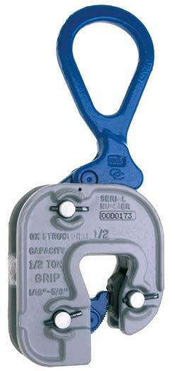 lifting clamps Short Leg Structural GX Clamps Designed for a secure bite on small or odd shaped, wide flanged beams.