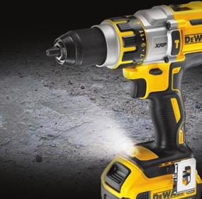 3-SPEED XRP DRILL DRIVER/HAMMER DRILL DRIVER THE IDEAL XR SOLUTION FOR HEAVY DUTY TASKS AND A WIDE RANGE