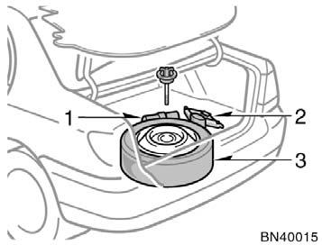 CAUTION The compact spare tire was designed especially for your Toyota. Do not use it on any other vehicle. Do not exceed 80 km/h (50 mph) when driving with the compact spare tire.