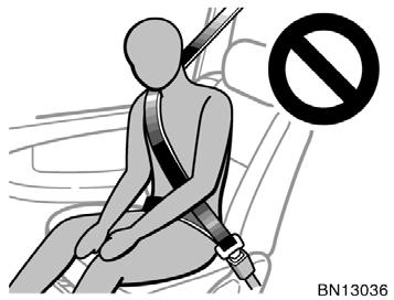 CAUTION The SRS side airbag system is designed only as a supplement to the primary protection of the driver side and front passenger side seat belt systems.