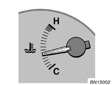 On inclines or curves, due to the movement of fuel in the tank, the fuel gauge needle may fluctuate or the low fuel level warning light may come on earlier than