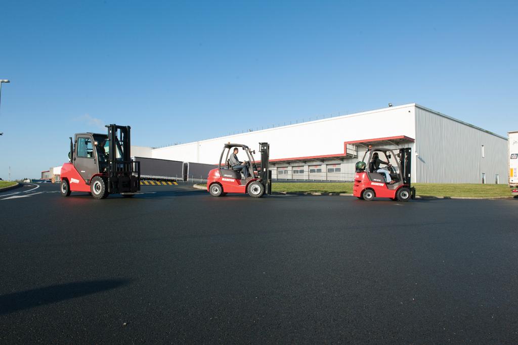 Manitou Industry (MI) masted forklift trucks Perfectly representing Manitou's involvement in industrial markets, the MI trucks have