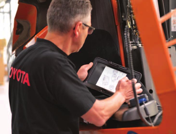 Total lifetime support Service, maintenance, repairs, Thorough Examination, back-up with extra trucks, driver training and management information.