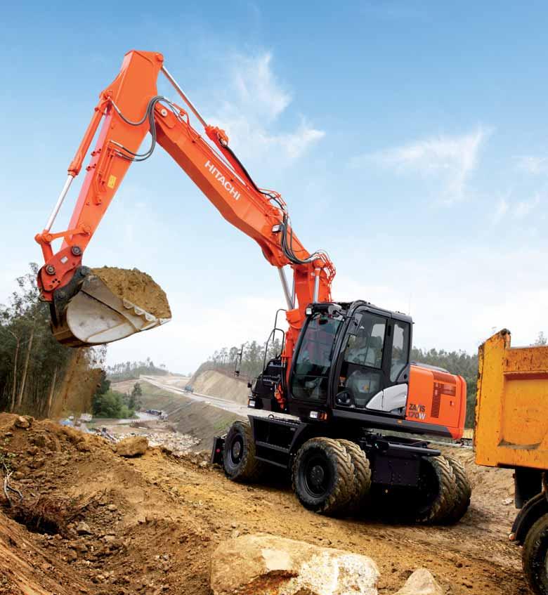 ZAXIS 170W DURABILITY Hitachi construction machinery is renowned for its high quality, reliability and durability by customers around the world.
