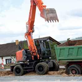 Greater efficiency and a smaller environmental impact Sustainable efficiency Minimising the environmental impact of our construction equipment was an important consideration during the design of the