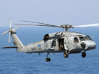 SSC Large Variant Design VT Team 5 Page 25 Option 2) 1 x SH-60, hangar Option 3) Flight Deck A SH-60 Seahawk is capable of ASW, search and rescue, ASUW, special operations, cargo lift, and deploying