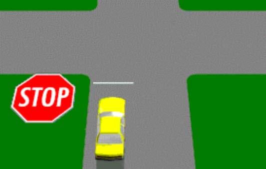 - Stop at all times and proceed when safe to do so. - Slow down to 10 km/h, then proceed through the crossing.