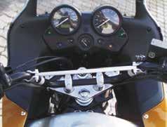 041-0220 Handlebar Risers Honda Transalp - Upright and relaxed riding position - Less strain on shoulders and wrists - Better handling of the motorbike -