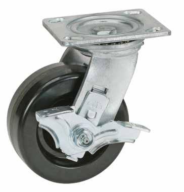 6600 SERIES HEAVY DUTY CASTERS 6600 SERIES FASTENERS Fasteer Type Code Overall Size Bolt Hole Patter Attachig Bolt Size Top Plate 01 x 4-1/2" (102 x 114mm) 2-5/8" x 3-5/8" (67 x 92mm) Slotted to 3" x