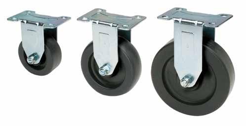 DURAGLIDE CASTERS RIGID PLATE CASTERS Medium Duty 1-1/ (32mm) Tread Width Moutig plate 2-3/8" x