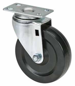 3400 SERIES CASTERS 3400 LIGHT DUTY Load capacity up to 220 lbs. per caster. Case hardeed double ball raceways provide extra capacity ad durability.