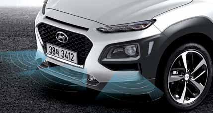 Front and Rear Parking Assist The front and rear parking assist system monitors the distance between an obstacle and the front/rear of the