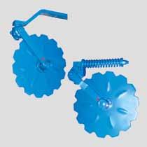 (Ø 50 cm), can be spring-loaded for stony soils if