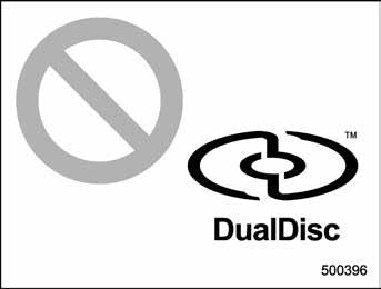 Audio 5-25. You cannot use a DualDisc in the CD player. If you insert a DualDisc into the player, the disc may not come out again, possibly causing the player to malfunction.