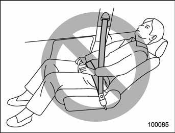 1-4 Seat, seatbelt and SRS airbags & Seat cushion height adjustment (driver s seat) & Head restraint adjustment (if equipped) WARNING To prevent the passenger from sliding under the seatbelt in the