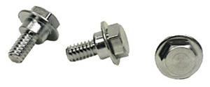 99 1967-1969 RS HEADLAMP HINGE BOLT LONG - EACH Plated long hinge pivot bolt with nut included. Each. CAHQW164 7.