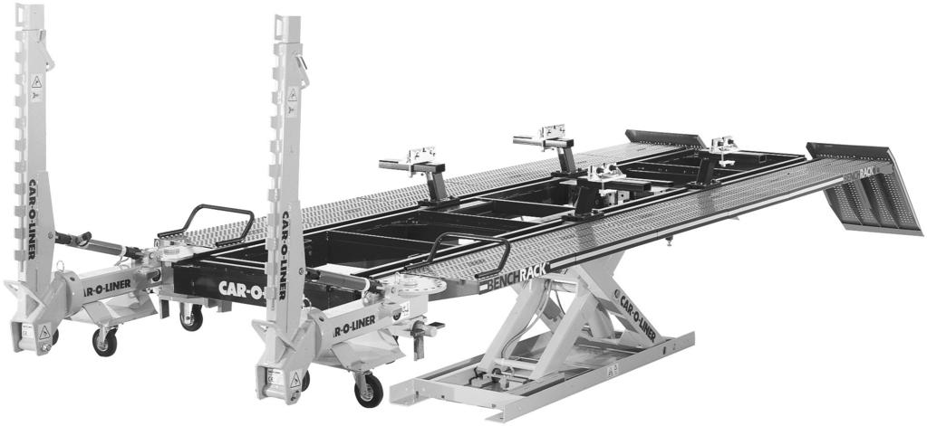 2006/2007 SECTION 9 BenchRack Series CRBR50001 Model No. CRBR55001 CRBR50002 Whatever your current level of productivity, Car-O-Liner s BenchRack Series can help you surpass it.