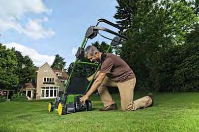 additional vacuum and hence superior collection. This system is particularly effective when the grass is wet or when operating at lower heights of cut where the natural airflow is restricted.