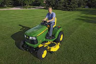 28 Lawn Tractors Lawn Tractors A John Deere lawn tractor is the ultimate in lawn maintenance: designed for comfort, convenience and performance.