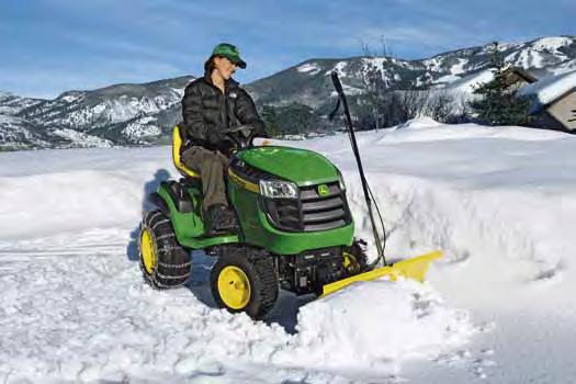 lawn and ground care chores, from clearing snow to sweeping the yard.