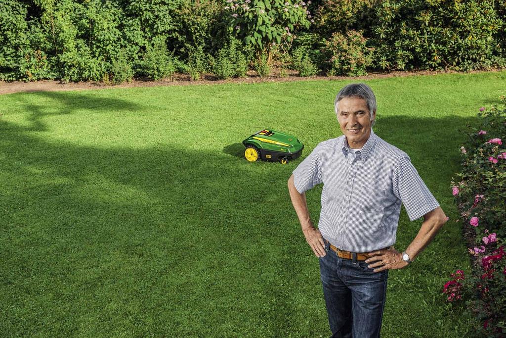 6 Autonomous Mower TANGO E5 Autonomous Mower The state-of-the-art TANGO E5 saves you time while keeping your lawn healthy and looking great all fully automated!