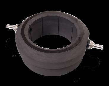 » Carbon/Graphite Stator TYPE A TYPE B The high density, resin impregnated carbon/graphite stator is a space age composite that is first mixed,