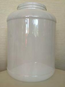 Colour : Red transparant Jar Size : 284 mm H x 182 mm dia Label size : 145 mm x 555 mm