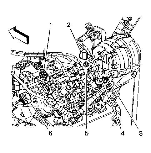 Fig 29: View Of MAP Sensor Electrical Connector 12. Connect the ignition coil electrical connector (6). 13.