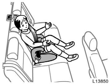 The belt will move freely again and be ready to work for an adult or older child passenger.