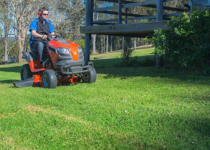 FREE Husqvarna with every purchase of a Husqvarna sit-on Lawn Mower, valued at
