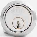 Lockwood Catalogue 100 Nightlatch Application General purpose nightlatch Opened by key from outside and by turnknob inside Bolt may be held back by turning knob in clockwise direction Available in