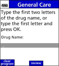 the Drug Library: NOTE: The drug must be pharmacy/hospital-approved for delivery as a