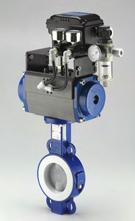 hysteresis-free flow control, with polished sealing surface leading to low torque values Flange connections acc.