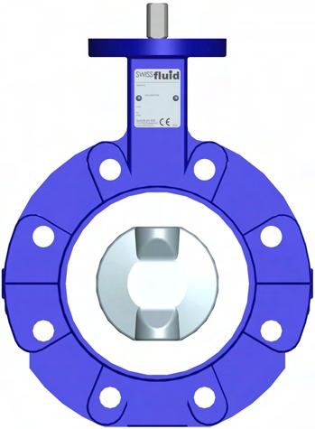 PRODUCT MANUAL PM SBP: Construction, Mounting Options 51 Butterfly Valves, plastomer-lined PM 51 M.02 us Construction of Valve Mounting top flange acc. to EN ISO 5211, incl.