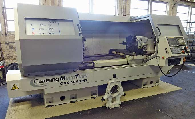 TUESDAY, JANUARY 26TH Ecoca Model MT-415/2000 CNC Turning Center 2007 2014 Clausing Model Multi-Turn 5000 MT CNC Gap Bed Turning Center 24 /32 X 84 Meuser H.D. Gap Bed Engine Lathe 27.