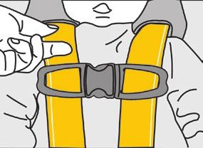 If you find the harness is not tight fitting, an infant insert may be required.