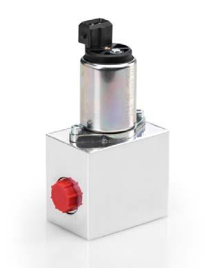 Electric proportional pressure reducing valves SERIES ER Dimensional