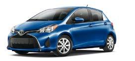 YARIS MODELS L Available in 3- or 5-door models LE Available in 3- or 5-door models Adds to or replaces features offered on L SE 5-door model only Adds to or replaces features offered on LE